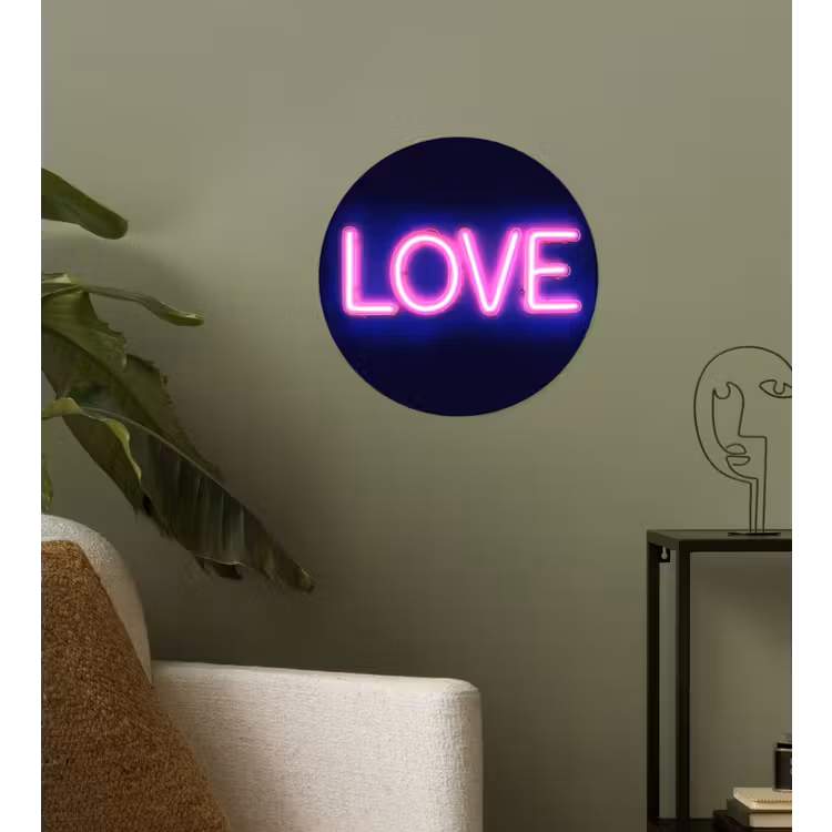 Behangcirkel - Neon - Love - Valentijn — 3