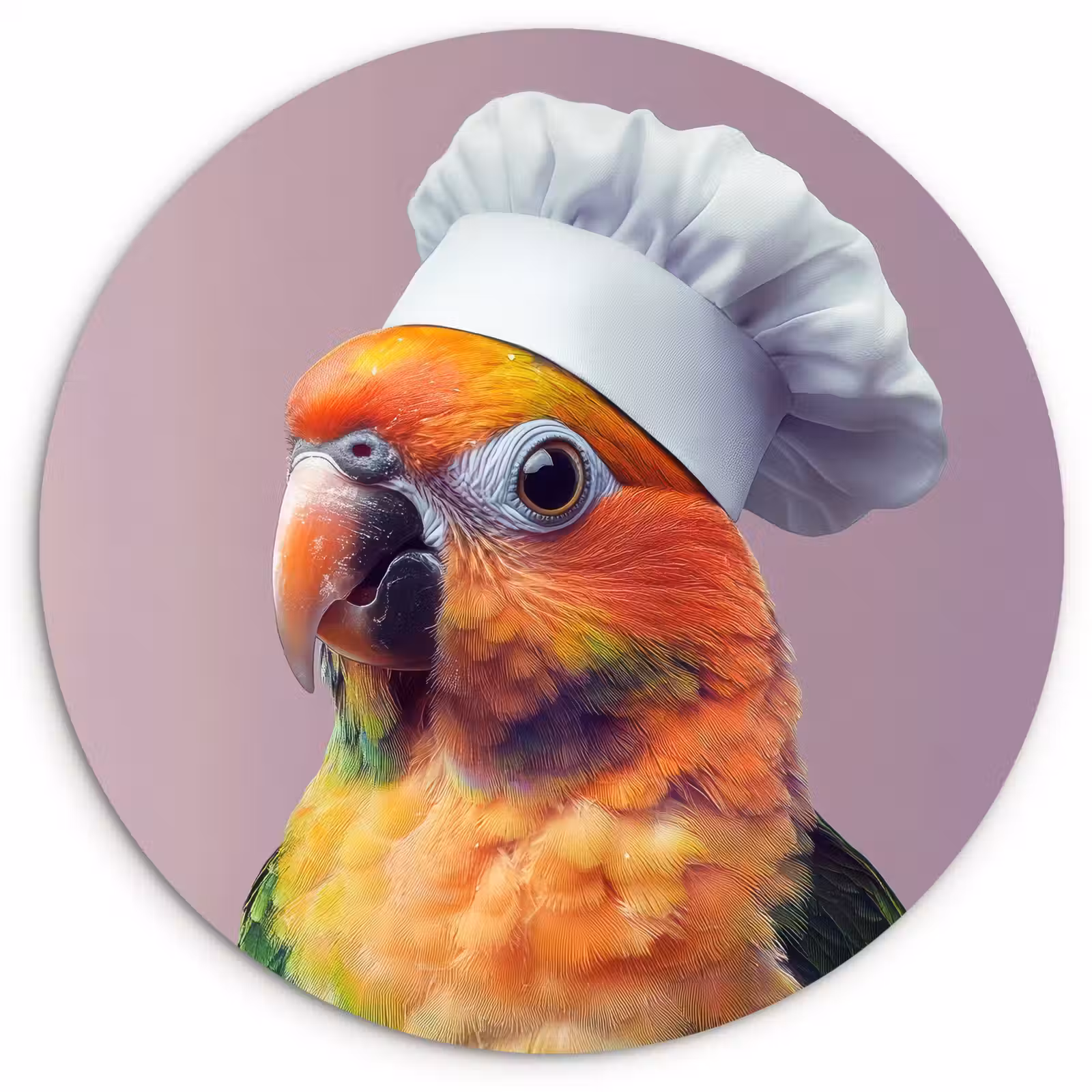 Muurcirkel - Papegaai - Koksmuts - Nieuwsgierig - Vogel — 1