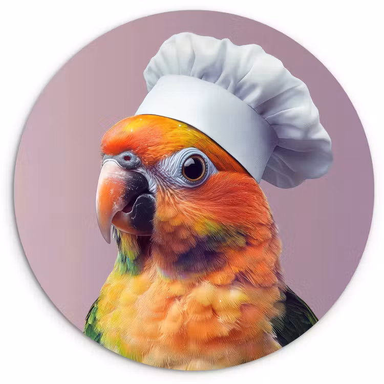 Muurcirkel - Papegaai - Koksmuts - Nieuwsgierig - Vogel — 1