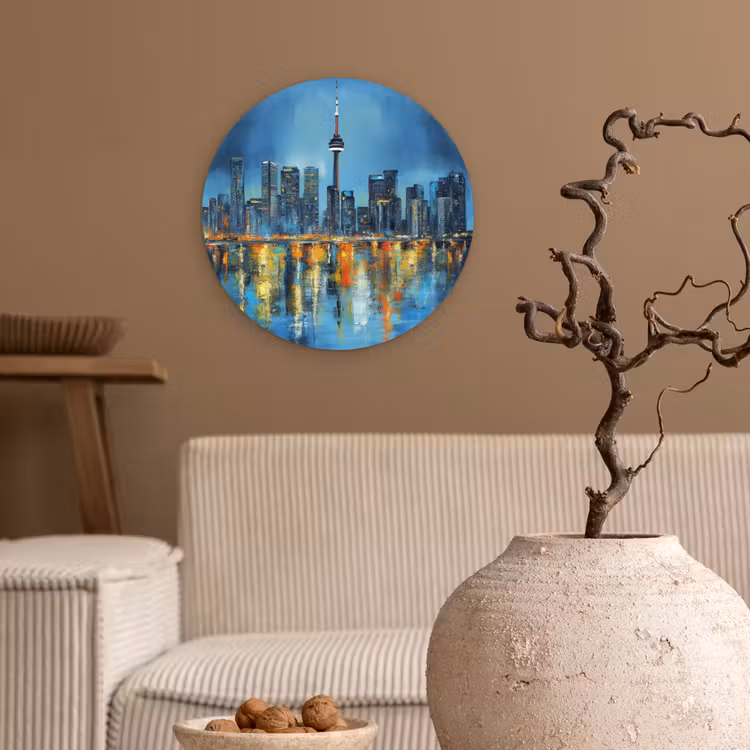 Muurcirkel - Skyline Toronto - Water - Stadslichten - Toren — 2