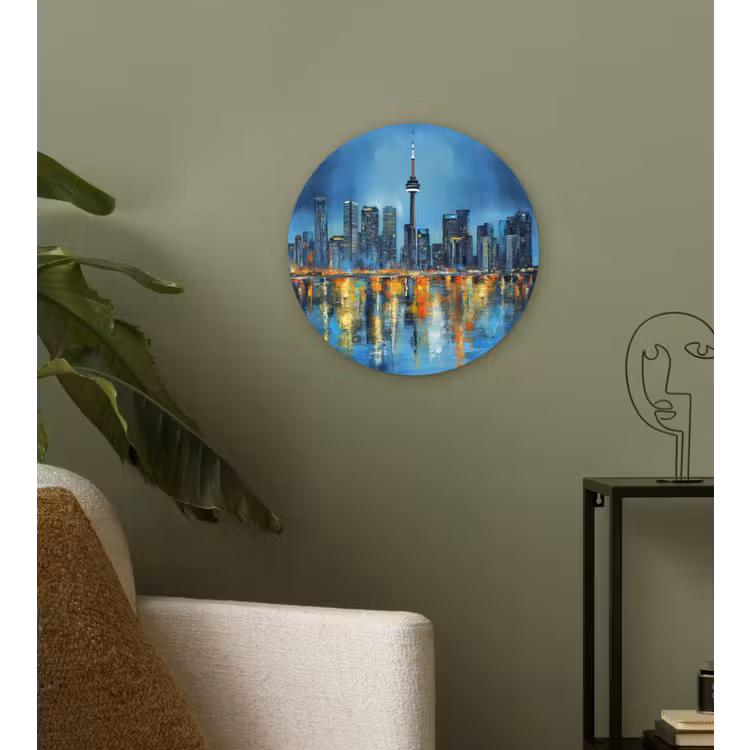 Muurcirkel - Skyline Toronto - Water - Stadslichten - Toren — 3