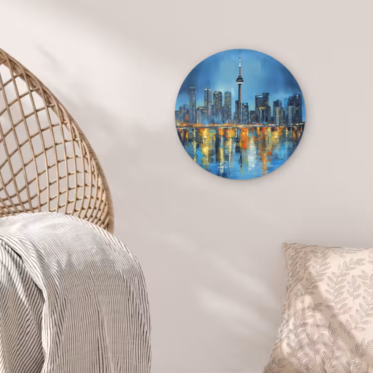 Muurcirkel - Skyline Toronto - Water - Stadslichten - Toren — 5