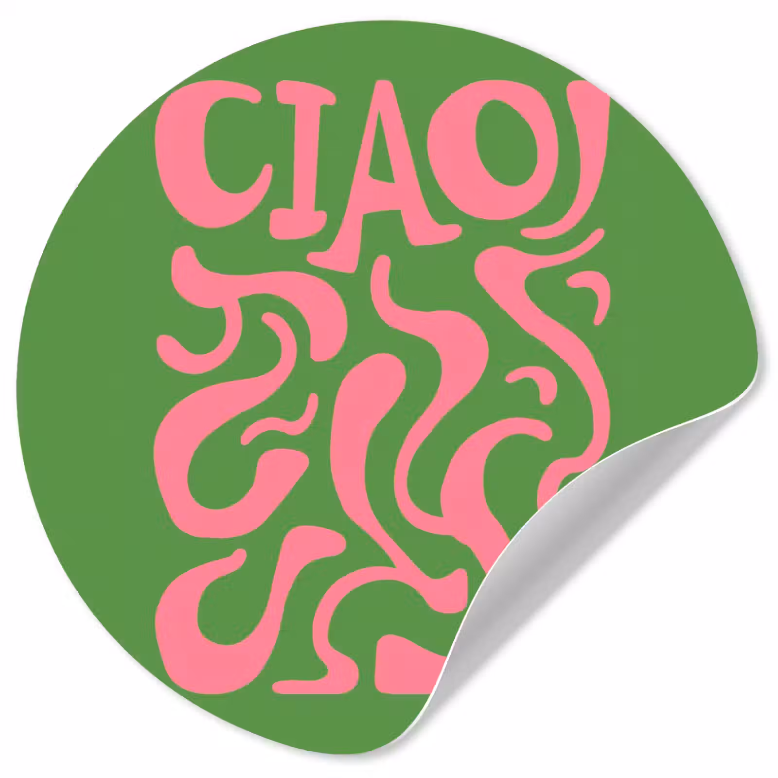 Behangcirkel - Abstract - Roze - Ciao - Vormen — 1