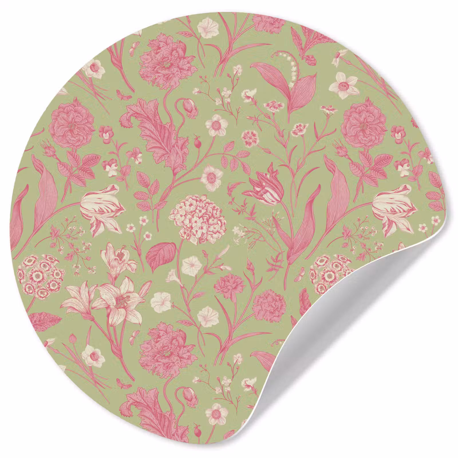 Behangcirkel - Classic - Pink - Mint — 1