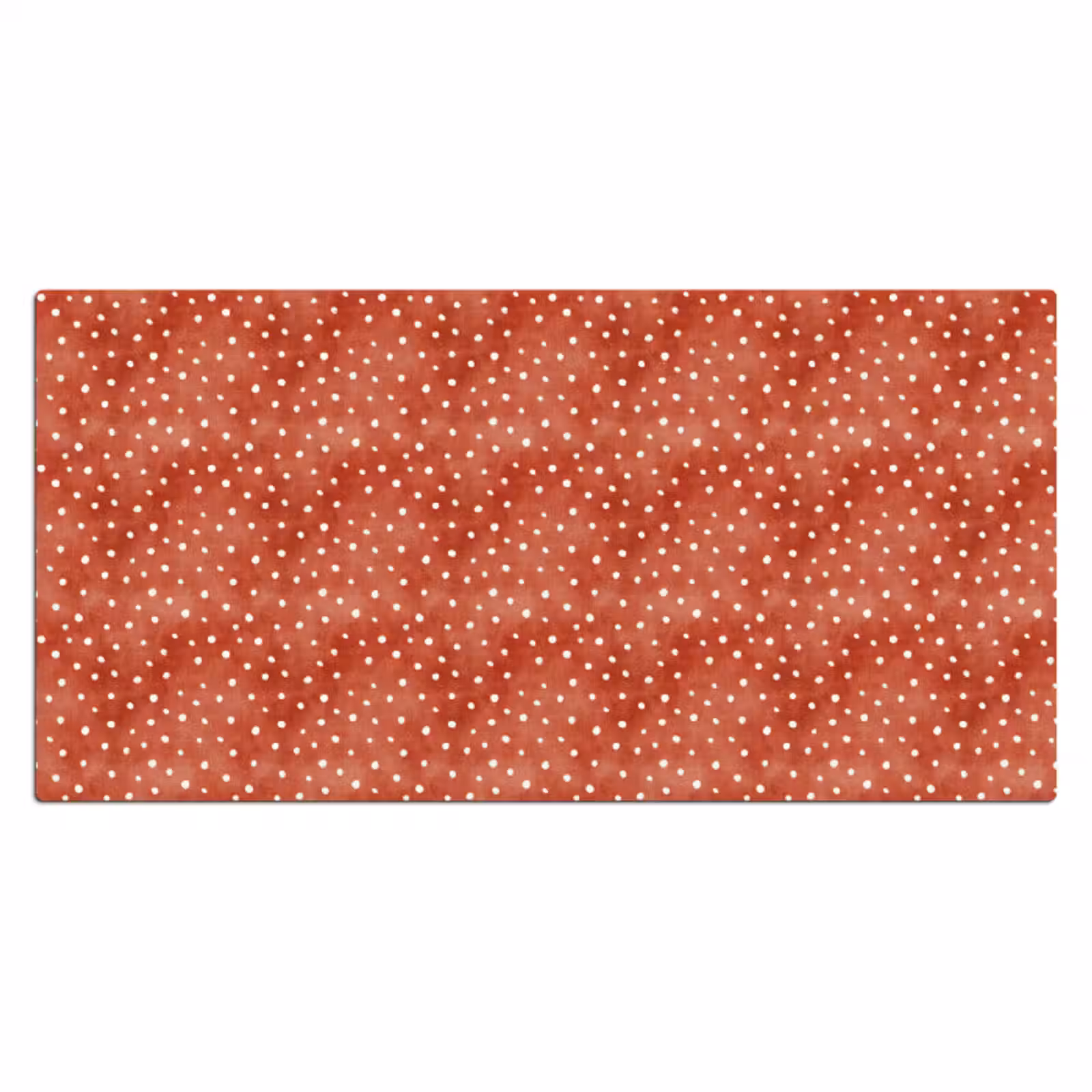 Bureau onderlegger - Patroon - Stippen - Rood - Wit — 1