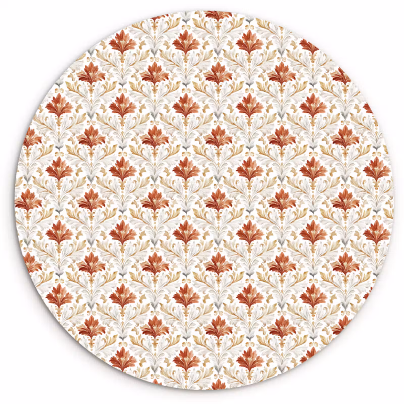 Muurcirkel - Chic - Bloemen - Patroon — 1