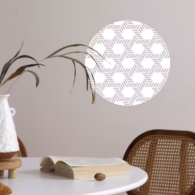 Behangcirkel - Grafisch - Patroon - Modern - Opvallend - Begrensd — 4
