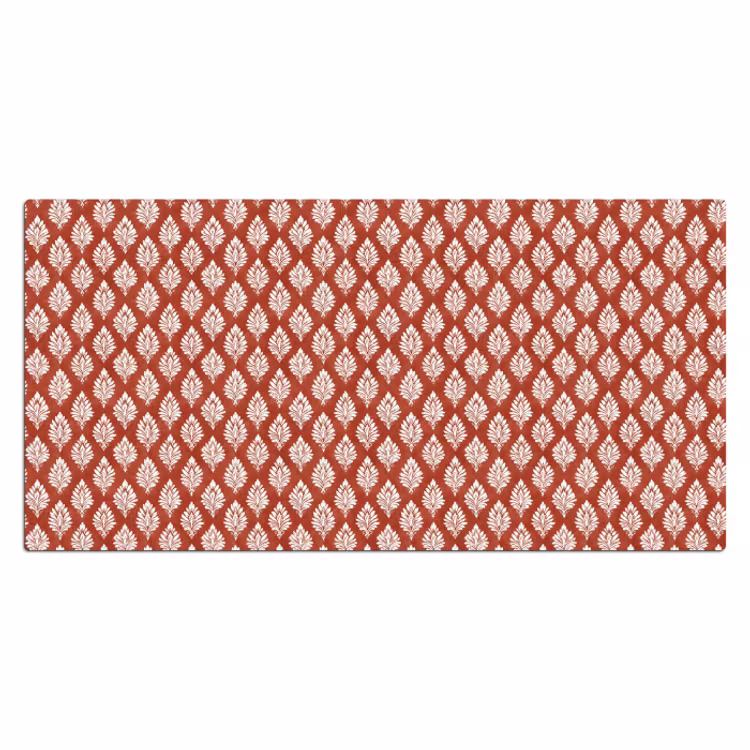 Bureau onderlegger - Chic - Patroon - Rood - Wit — 1