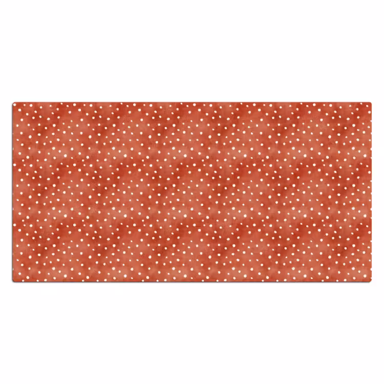 Bureau onderlegger - Patroon - Stippen - Rood - Wit — 1