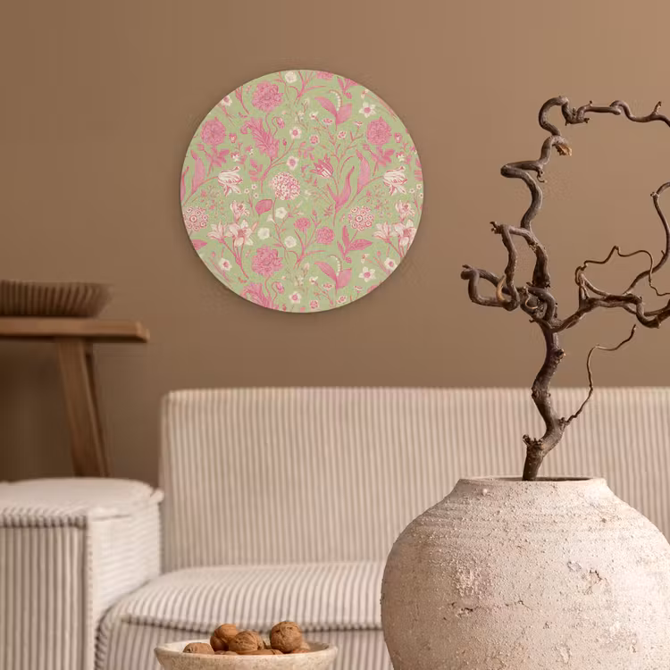 Muurcirkel - Classic - Pink - Mint — 2