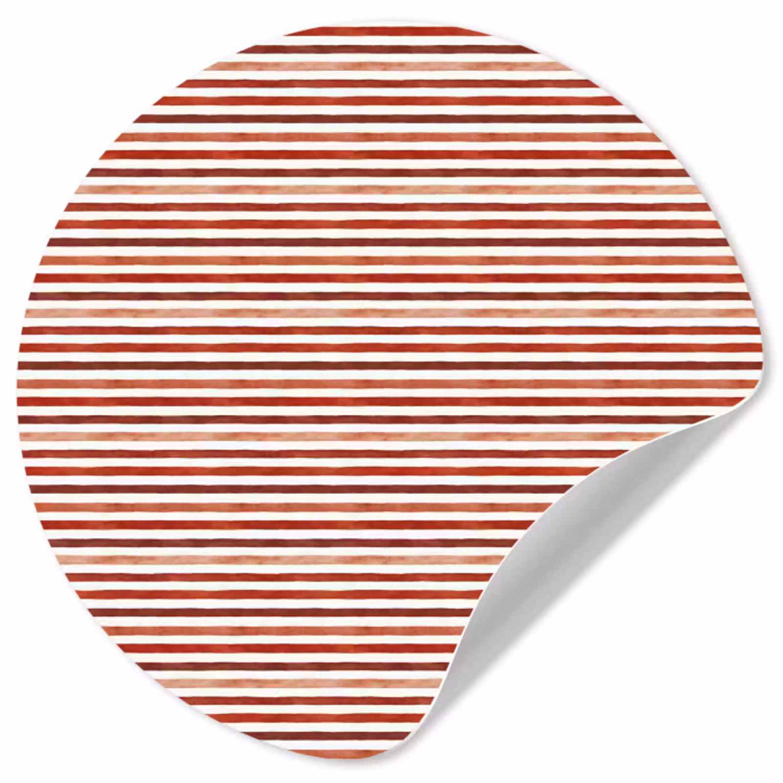 Behangcirkel - Nautisch - Chic - Strepen - Rood — 1