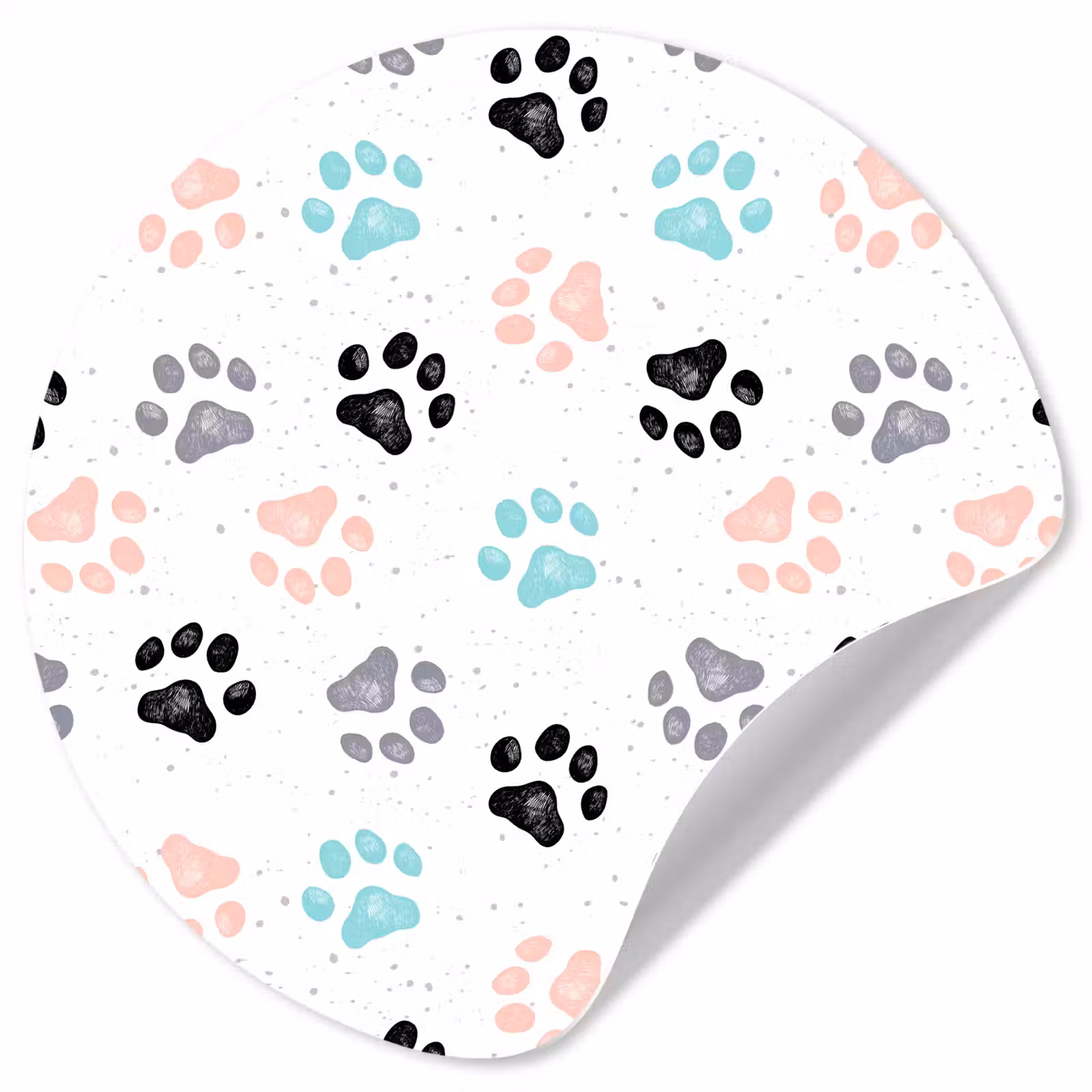 Behangcirkel - Paw - Pattern - Color — 1