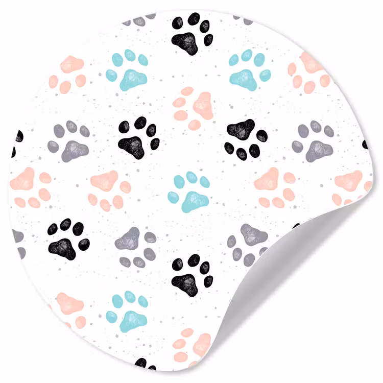 Behangcirkel - Paw - Pattern - Color — 1