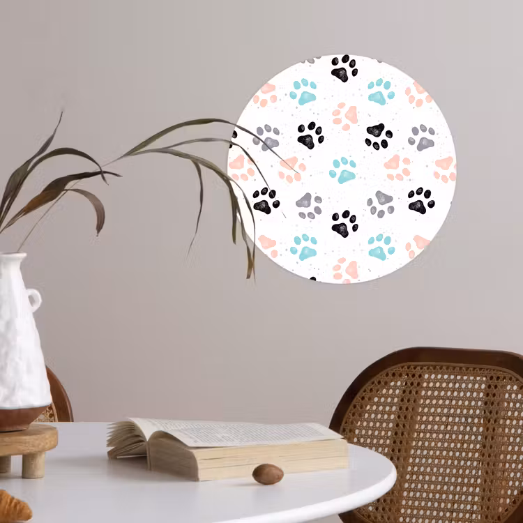 Behangcirkel - Paw - Pattern - Color — 4