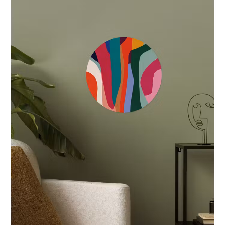 Behangcirkel - Vormen - Bochten - Kleurrijk - Abstract — 3