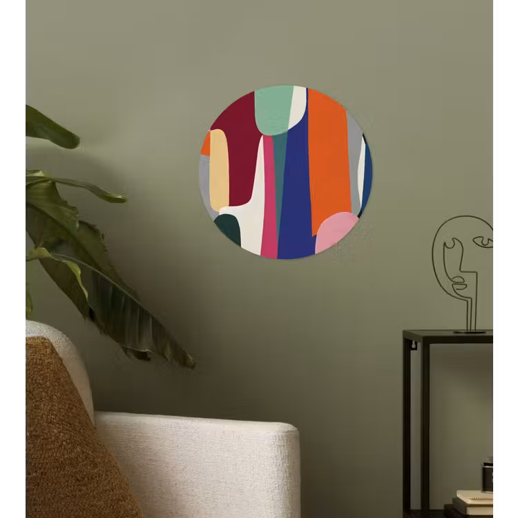 Behangcirkel - Vormen - Ritmisch - Kleuren - Abstract — 3