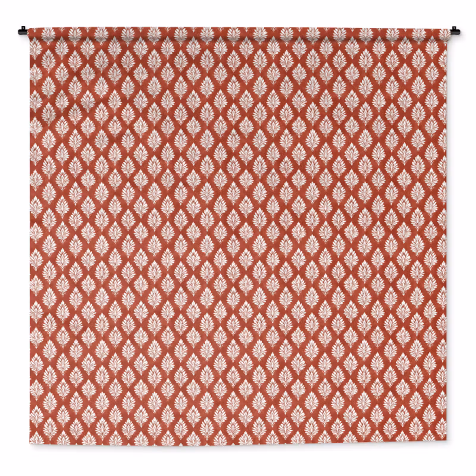 Wandkleed - Chic - Patroon - Rood - Wit — 1