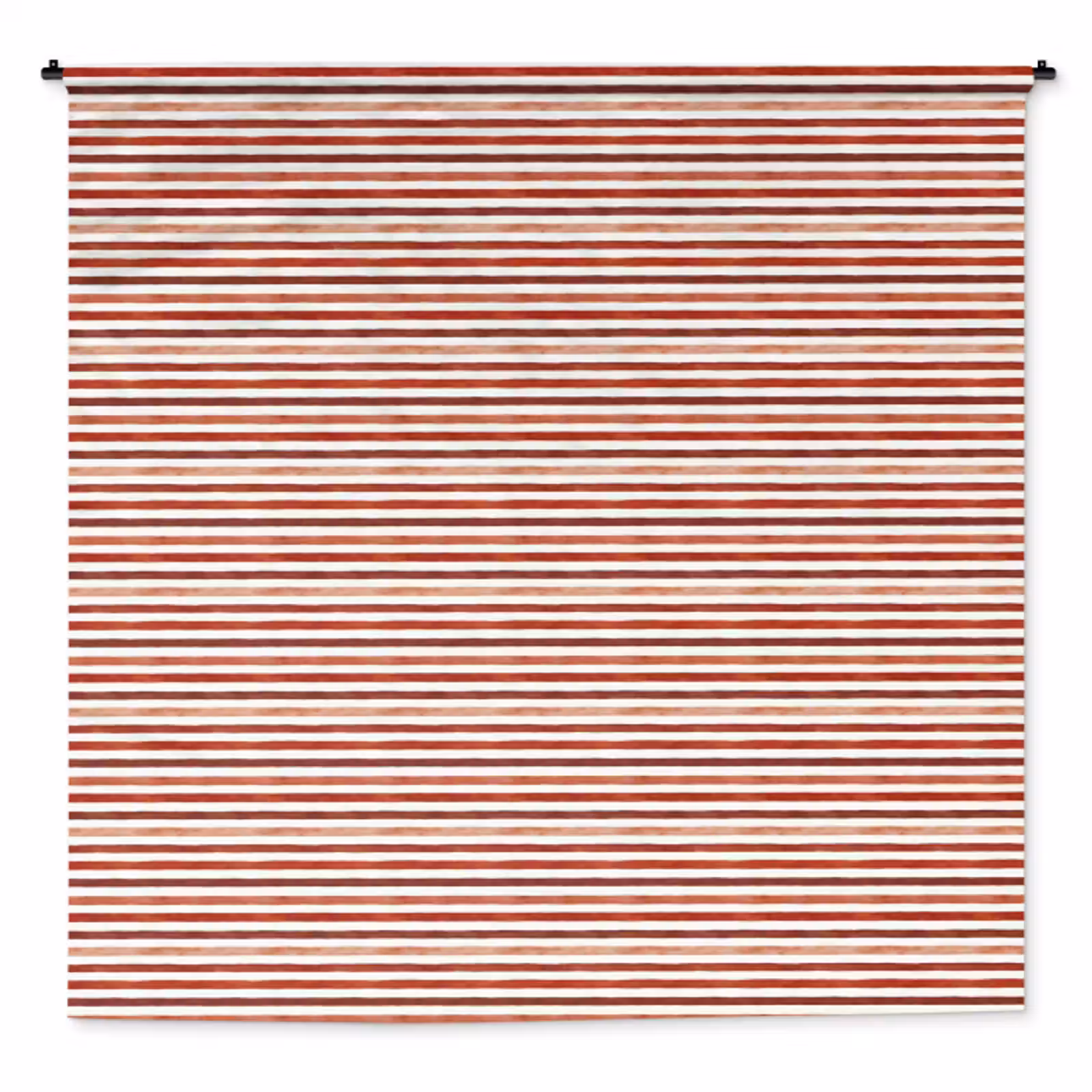 Wandkleed - Nautisch - Chic - Strepen - Rood — 1