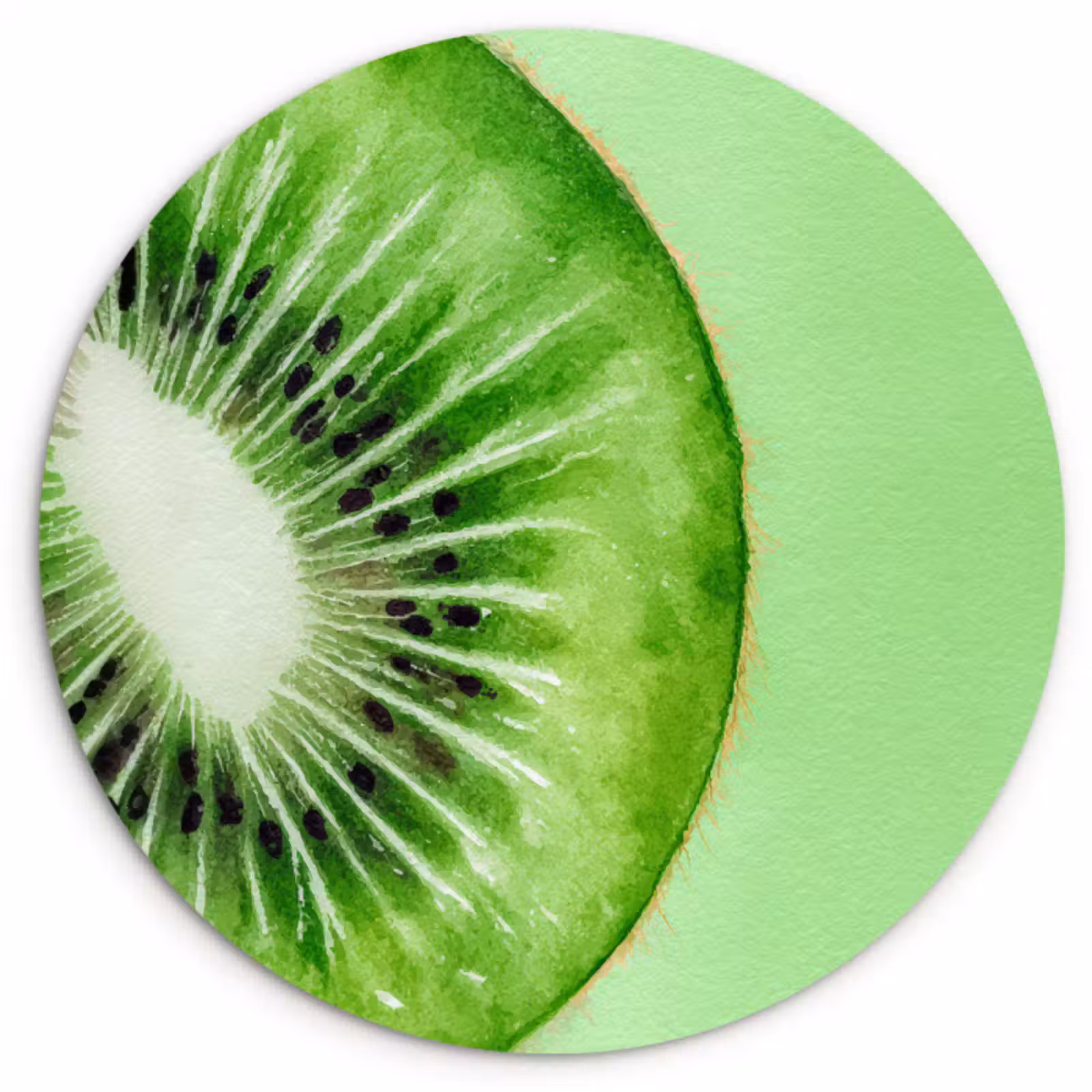 Muurcirkel - Kiwi - Groen - Fris — 1