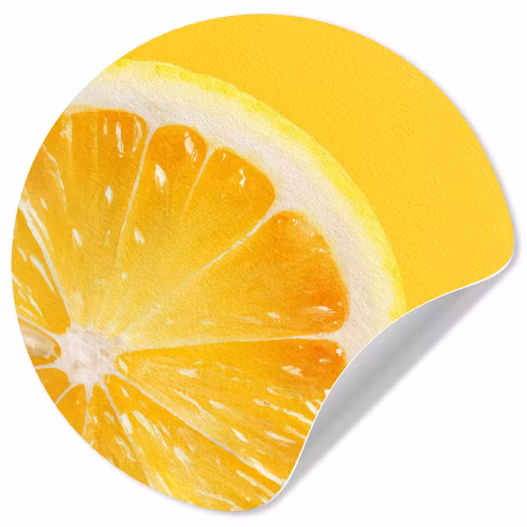 Behangcirkel - Citroen - Geel - Zonnig — 1