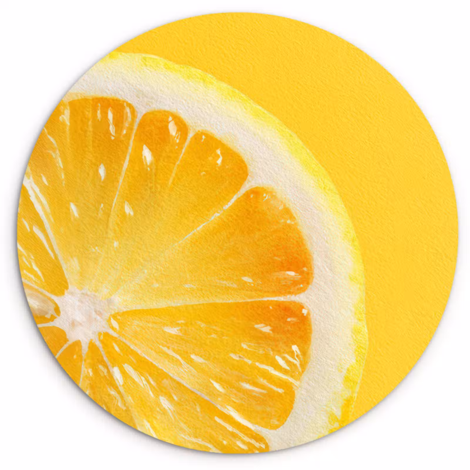 Muurcirkel - Citroen - Geel - Zonnig — 1