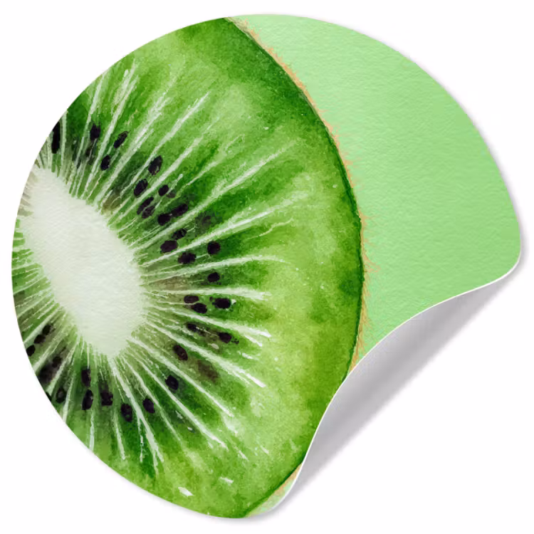 Behangcirkel - Kiwi - Groen - Fris — 1