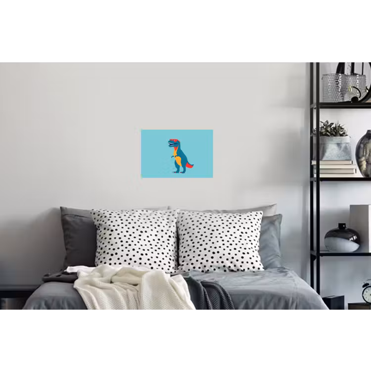 Muursticker - Dinosaurus - Blauw - Zonnebril — 5