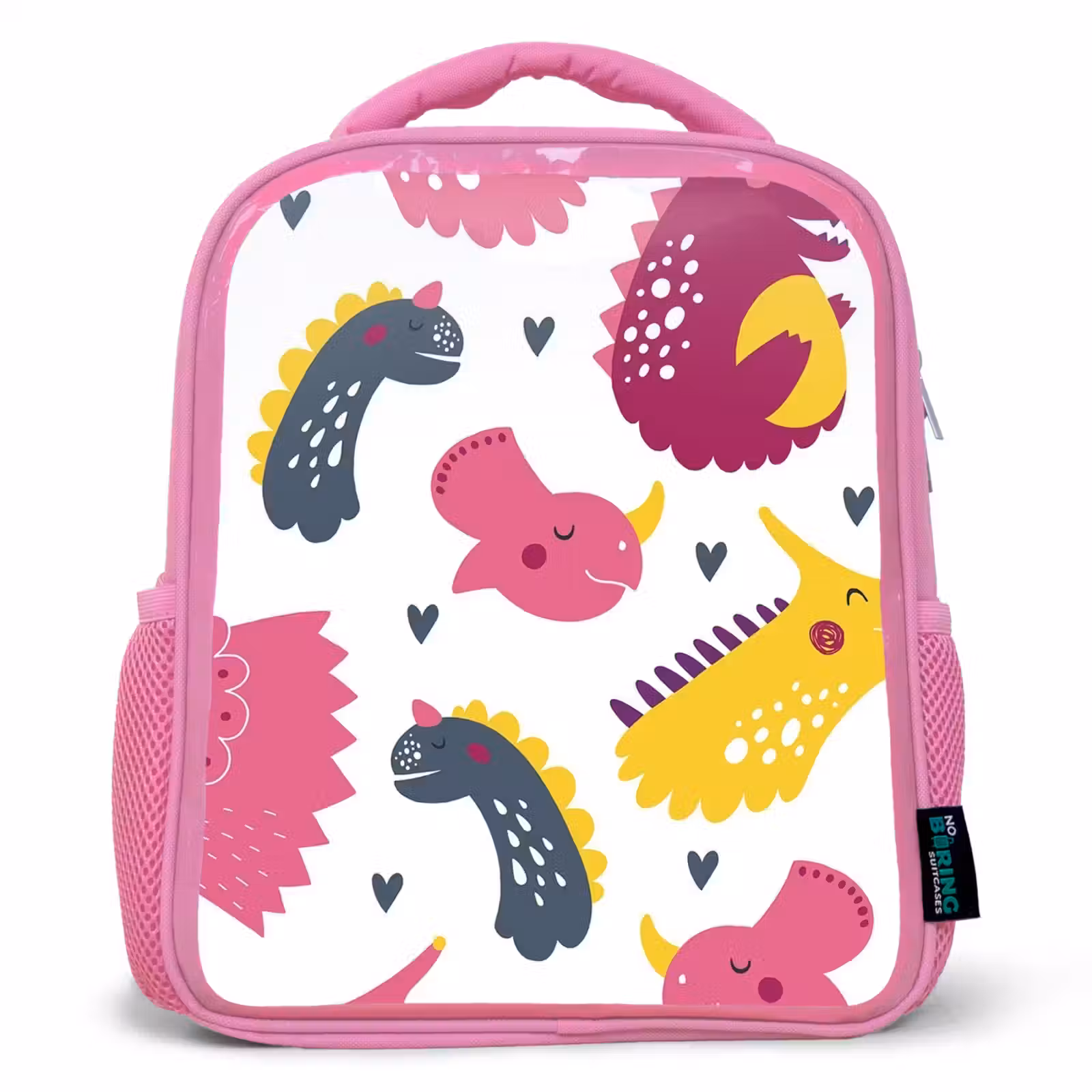 Rugzak kind - roze - Dino - Patronen - Kind - Roze - Meisjes — 1
