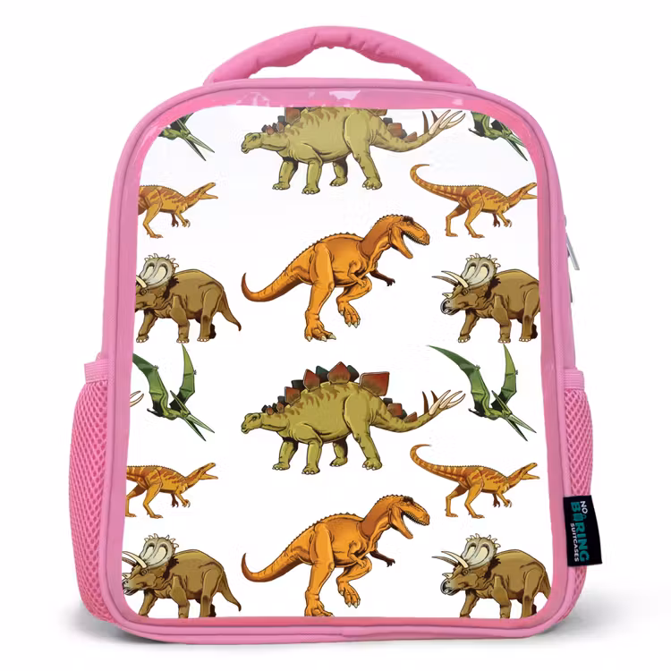Rugzak kind - roze - Dinosaurus - Tekening - Kinderen - Jongens - Kinderen — 1