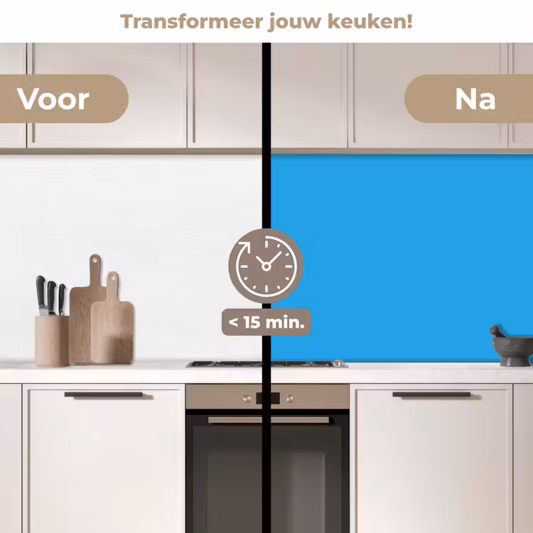 Keuken achterwand - Blauw - Licht - Kleuren — 2