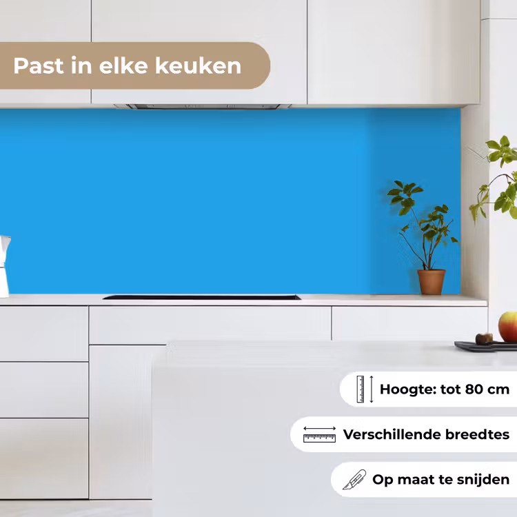 Keuken achterwand - Blauw - Licht - Kleuren — 4