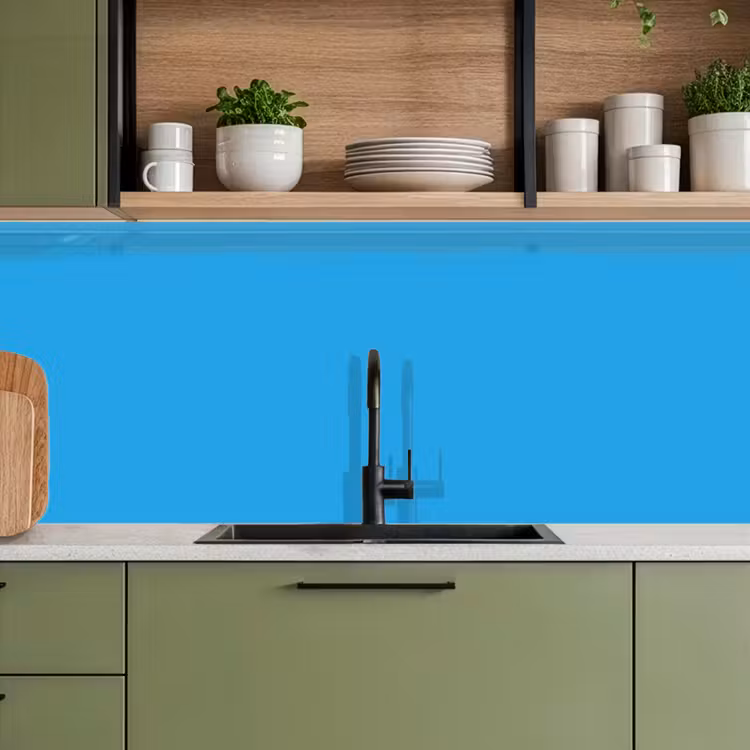 Keuken achterwand - Blauw - Licht - Kleuren — 5