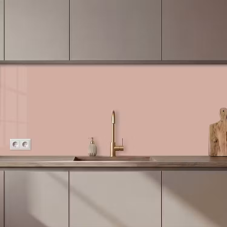 Keuken achterwand - Roze - Palet - Oud - Effen - Oudroze — 1