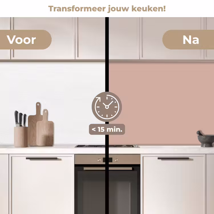 Keuken achterwand - Roze - Palet - Oud - Effen - Oudroze — 2