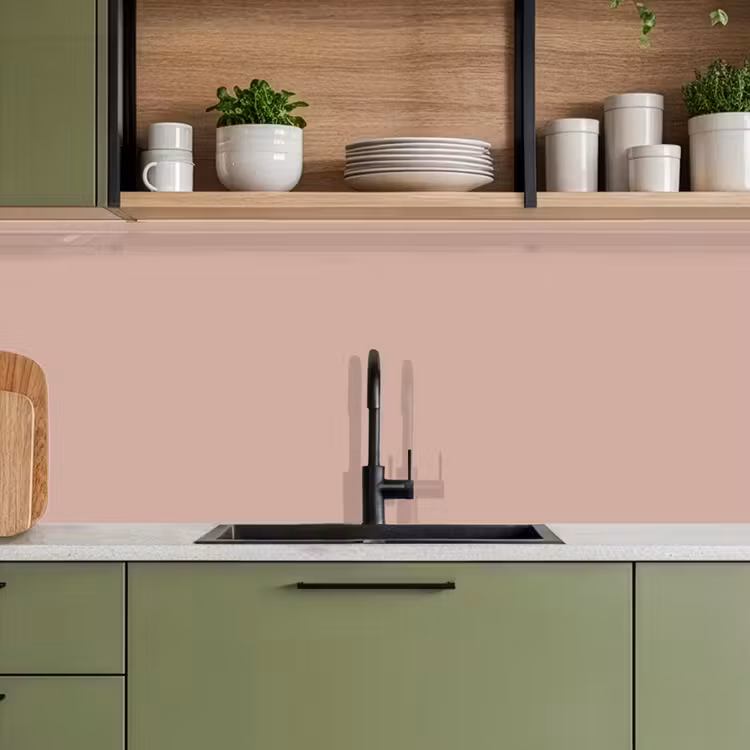 Keuken achterwand - Roze - Palet - Oud - Effen - Oudroze — 5