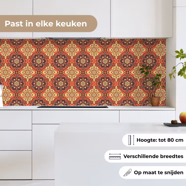 Keuken achterwand - Mandala - Bloemen - Boho - Patronen — 4