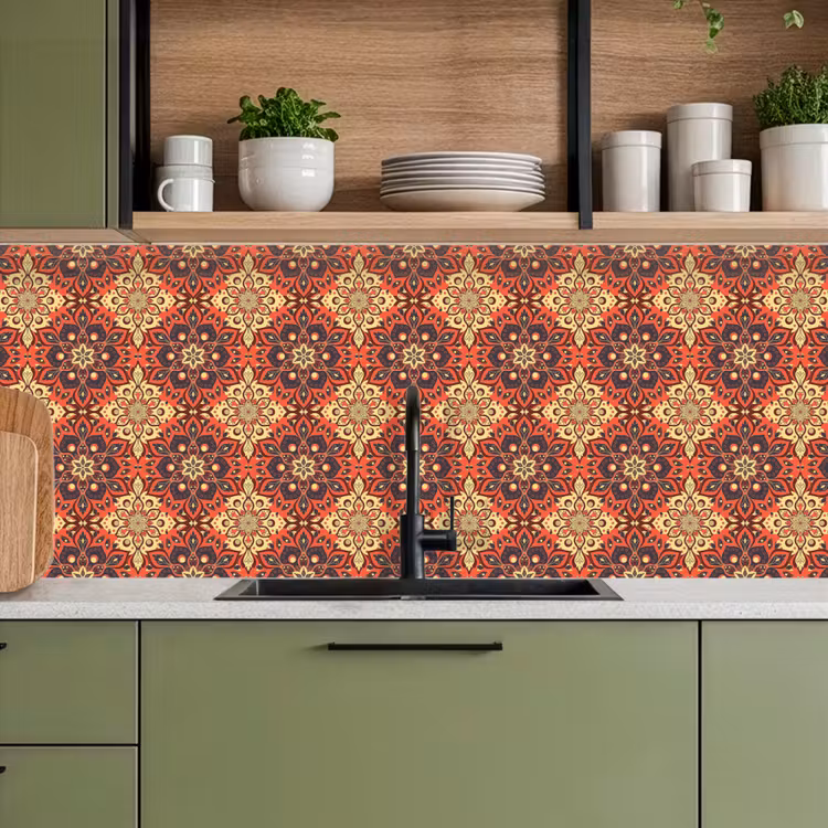 Keuken achterwand - Mandala - Bloemen - Boho - Patronen — 5