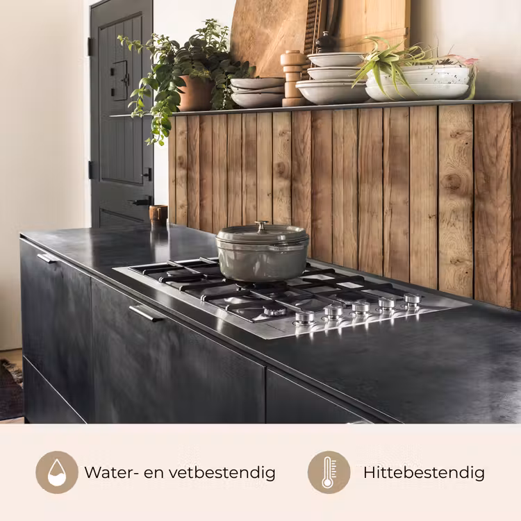 Keuken achterwand - Hout - Brocante - Patronen — 3
