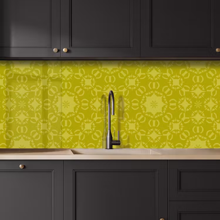 Keuken achterwand - Kompas - Groen - Patronen — 6