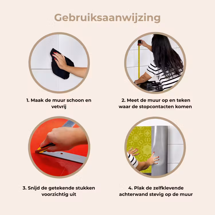 Keuken achterwand - Kompas - Groen - Patronen — 7