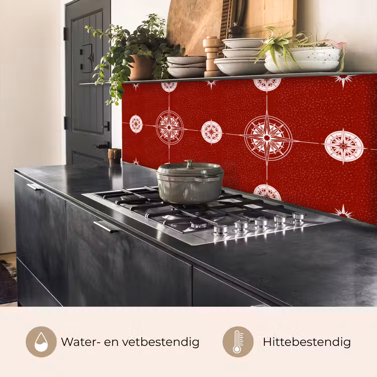 Keuken achterwand - Kompas - Reizen - Patronen — 3