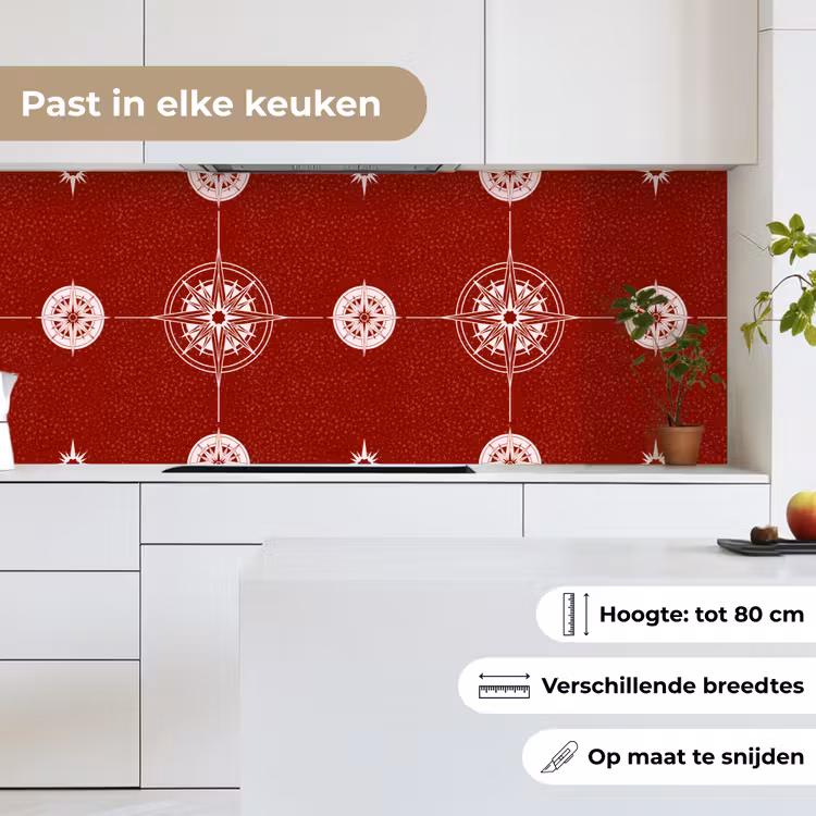 Keuken achterwand - Kompas - Reizen - Patronen — 4