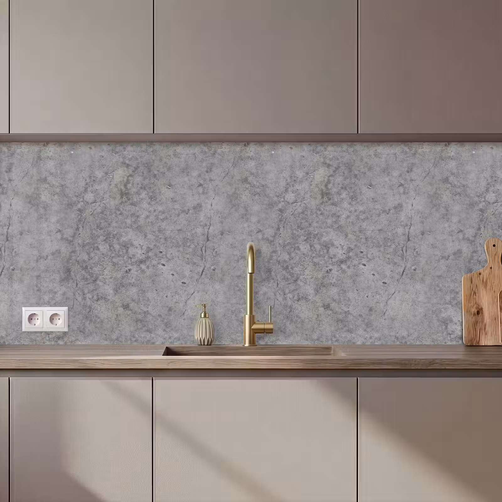 Keuken achterwand - Beton - Antiek - Patronen — 1