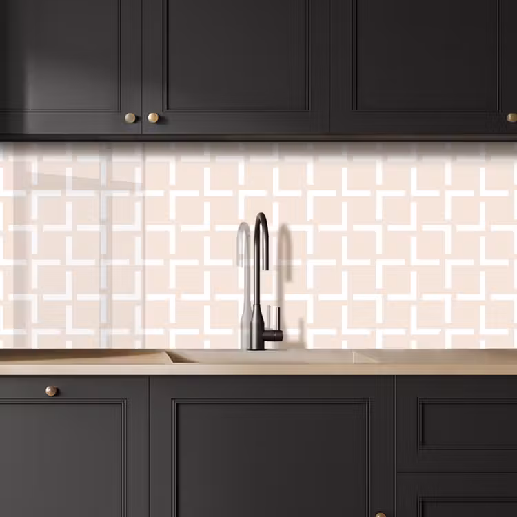 Keuken achterwand - Design - Lijn - Patroon - Beige — 6