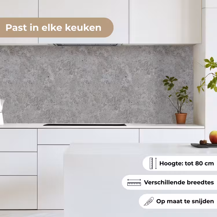 Keuken achterwand - Patroon - Cement - Beton — 4
