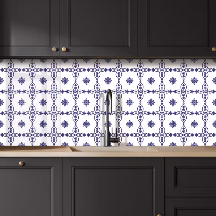 Keuken achterwand - Portugal - Patronen - Blauw — 6