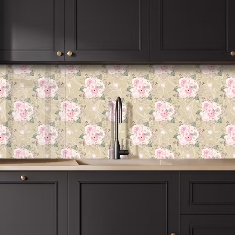 Keuken achterwand - Roos - Patronen - Bloemen — 6