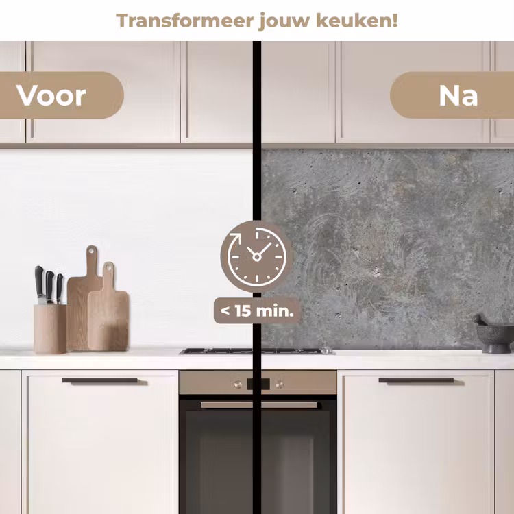 Keuken achterwand - Stenen - Beton - Patronen — 2