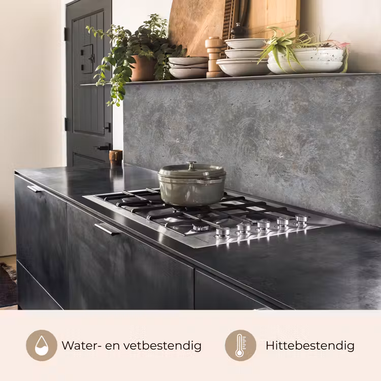 Keuken achterwand - Stenen - Beton - Patronen — 3