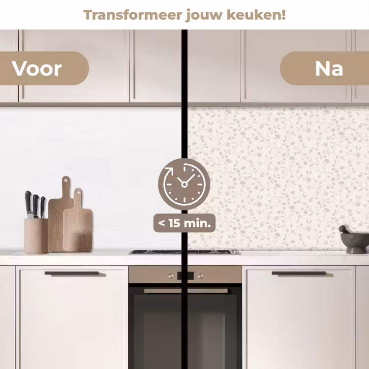 Keuken achterwand - Bloemen - Motief - Zacht — 2